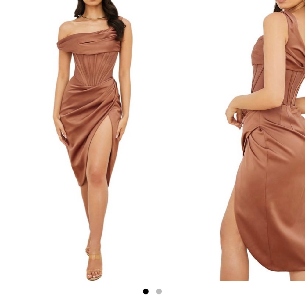 House of CB ( lulu Corset One-Shoulder Dress)